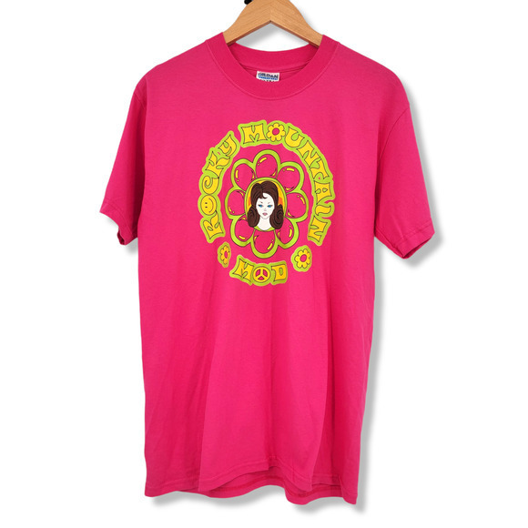 Gildan Tops - Vintage Y2K Women's Barbie‎ Rocky Mountain Mod Convention T-Shirt Size Medium